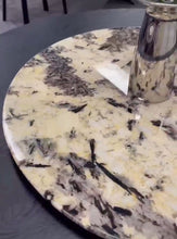 Oslo Round Natural Marble Dining Table