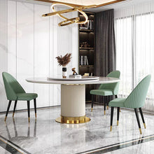 French Style Round Marble Dining Table