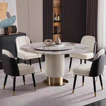 French Style Round Marble Dining Table