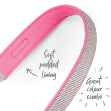 Active Dog Collar - Silver & Pink