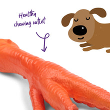 Chook Foot Squeaky Dog Toy