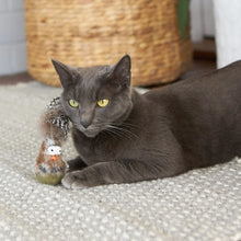 Eco-Friendly Wobble Bird cat toy with recycled materials