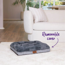 Cloud Comfort Dog Bed - Charcoal & Grey