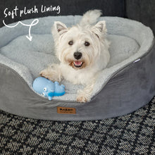 Manhattan Pet Bed - Grey & White