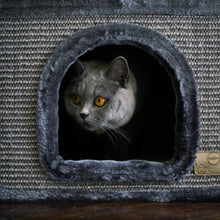 3 Chambers Cat Den - Charcoal