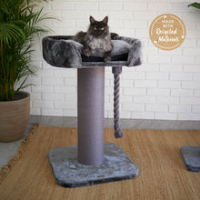 Eco Kitty High Bed Scratch Post - Grey