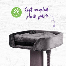 Eco Kitty High Bed Scratch Post - Grey