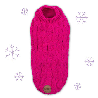 Raspberry Pink Dog Sweater