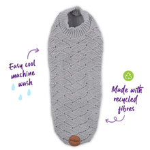 Grey Wave Dog Jumper