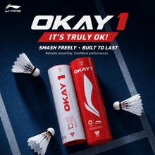 Li-Ning OKAY1 Synthetic Badminton Shuttlecocks