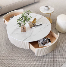 Marble Elegance Coffee Table Set