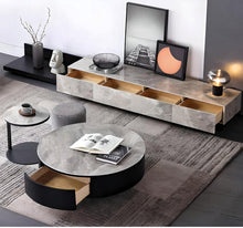 Lusso Italian Style TV Unit Set With Coffee Table