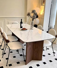 Vela Marble Dining Table Set