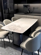 The Luxe Marble Extension Dining Table