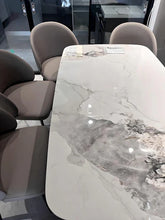 The Luxe Marble Extension Dining Table