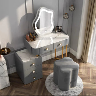 Cloudy Bliss Dressing Table Set - Grey