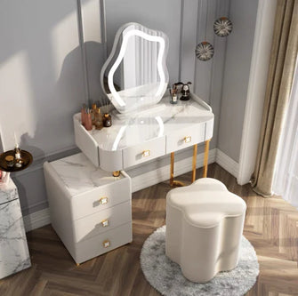 Cloudy Bliss Dressing Table Set - White