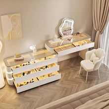 Cassi Luxe Dressing Table Set With LED Lights