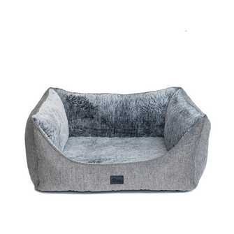 High Side Hideout Ortho Pet Bed Artic Faux Fur