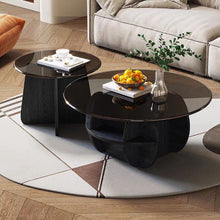 Obsidian Round Coffee Table Set