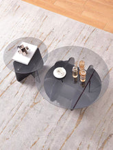 Obsidian Round Coffee Table Set