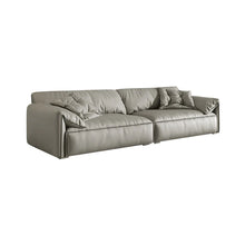 Modernist Bliss Genuine Leather Sofa