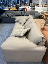 Modernist Bliss Genuine Leather Sofa