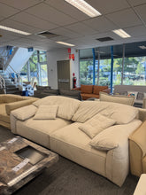 Modernist Bliss Genuine Leather Sofa