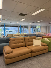 Berg Brown Fabric Sofa