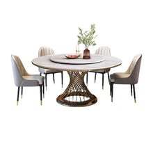 Aria Marble Round Dining Table