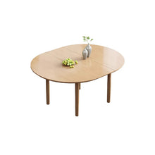 Extendable Oval Timber Dining Table