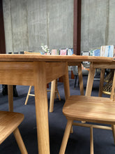 Extendable Oval Timber Dining Table