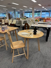 Round Timber Dining Table