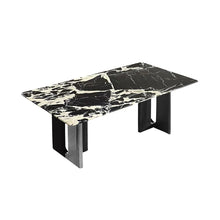 MARCIANO Black Marble Dining Table