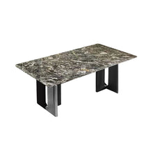 Fiona Elegance Black Marble Dining Table