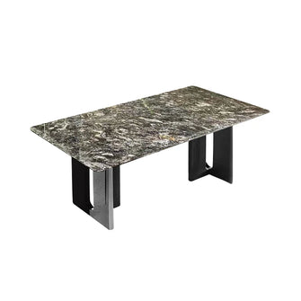 Fiona Elegance Black Marble Dining Table