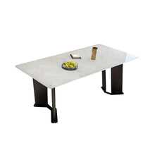 Jade White Marble Dining Table