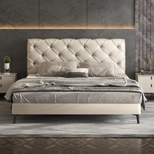Damian Genuine Leather Bed