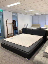 Noir Elegance Leather Bed