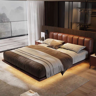 Louisa Vintage Leather Bed
