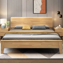 Modernist Timber Wooden Bed