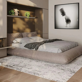 French Style Linen Fabric Bed
