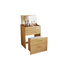 Oak Foldout Dressing Table