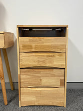 Oak Foldout Dressing Table