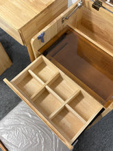 Oak Foldout Dressing Table