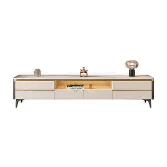 Eleganza White Marble TV Cabinet