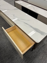 Eleganza White Marble TV Cabinet