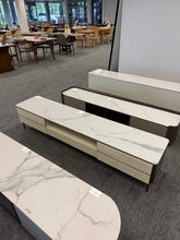 Eleganza White Marble TV Cabinet