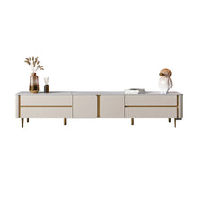 Louisa White Marble TV Unit