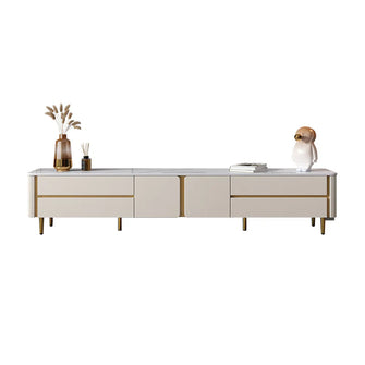 Louisa White Marble TV Unit
